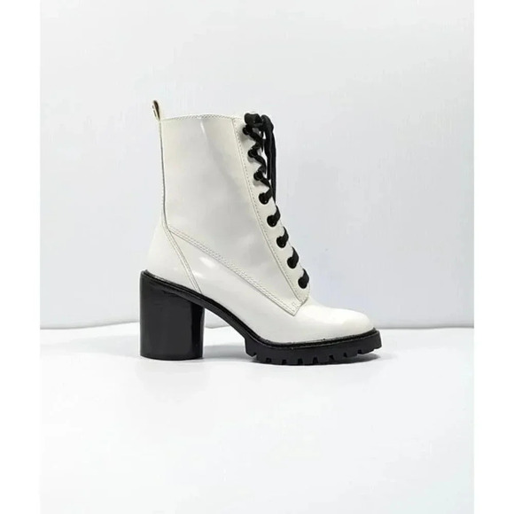 Marc Jacobs Women's Ryder White Leather High-Heel Booties Size 38 EU (MSRP $495) - Picture 2 of 12